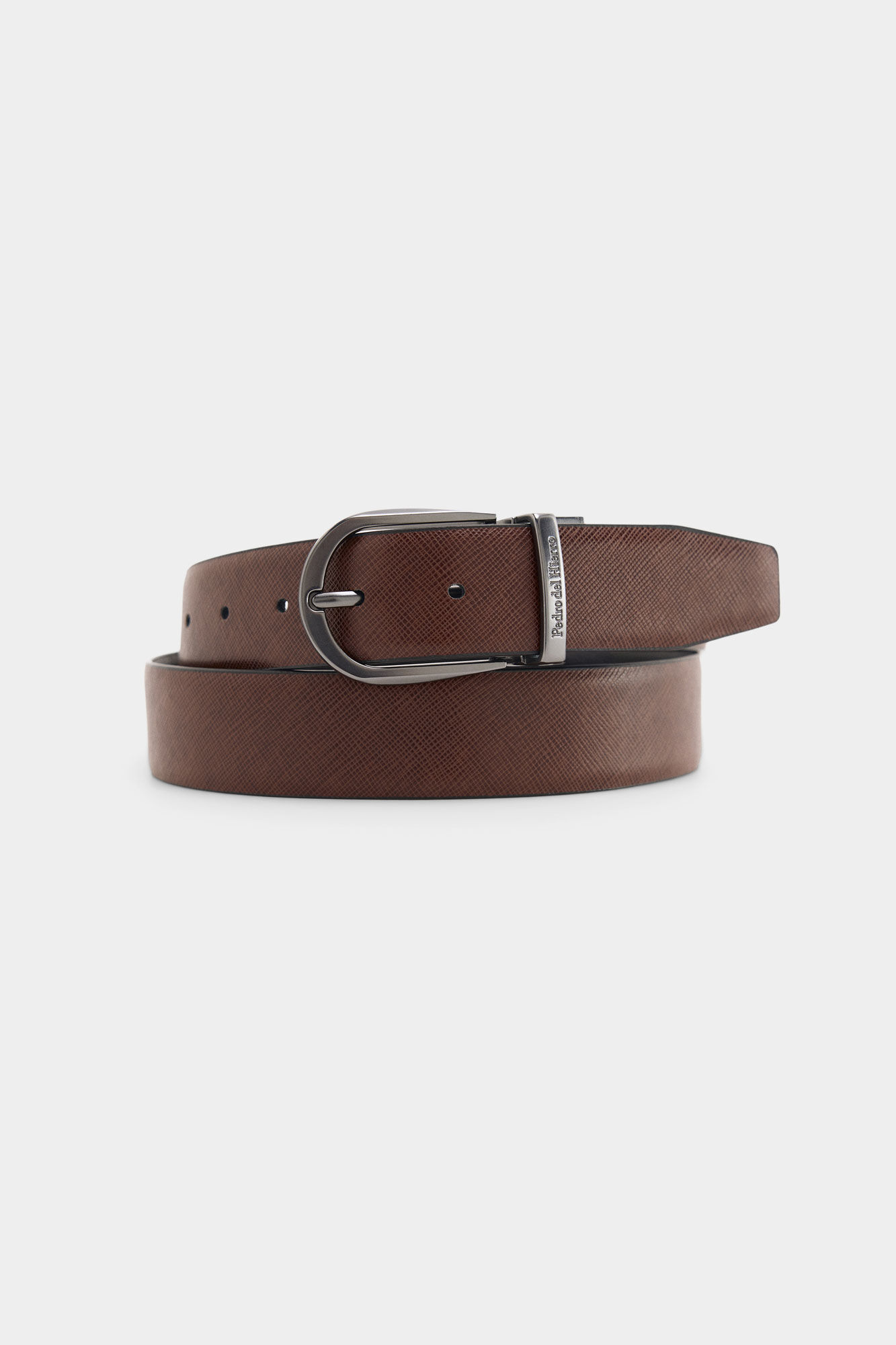 Pedro del Hierro Reversible leather dress belt