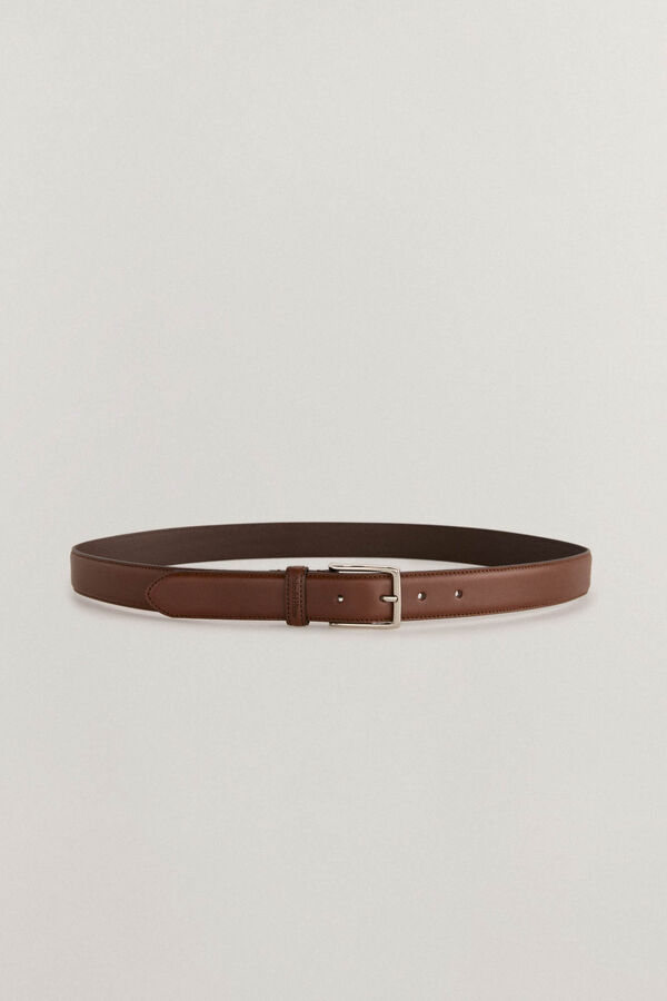 Pedro del Hierro leather dress belt Brown