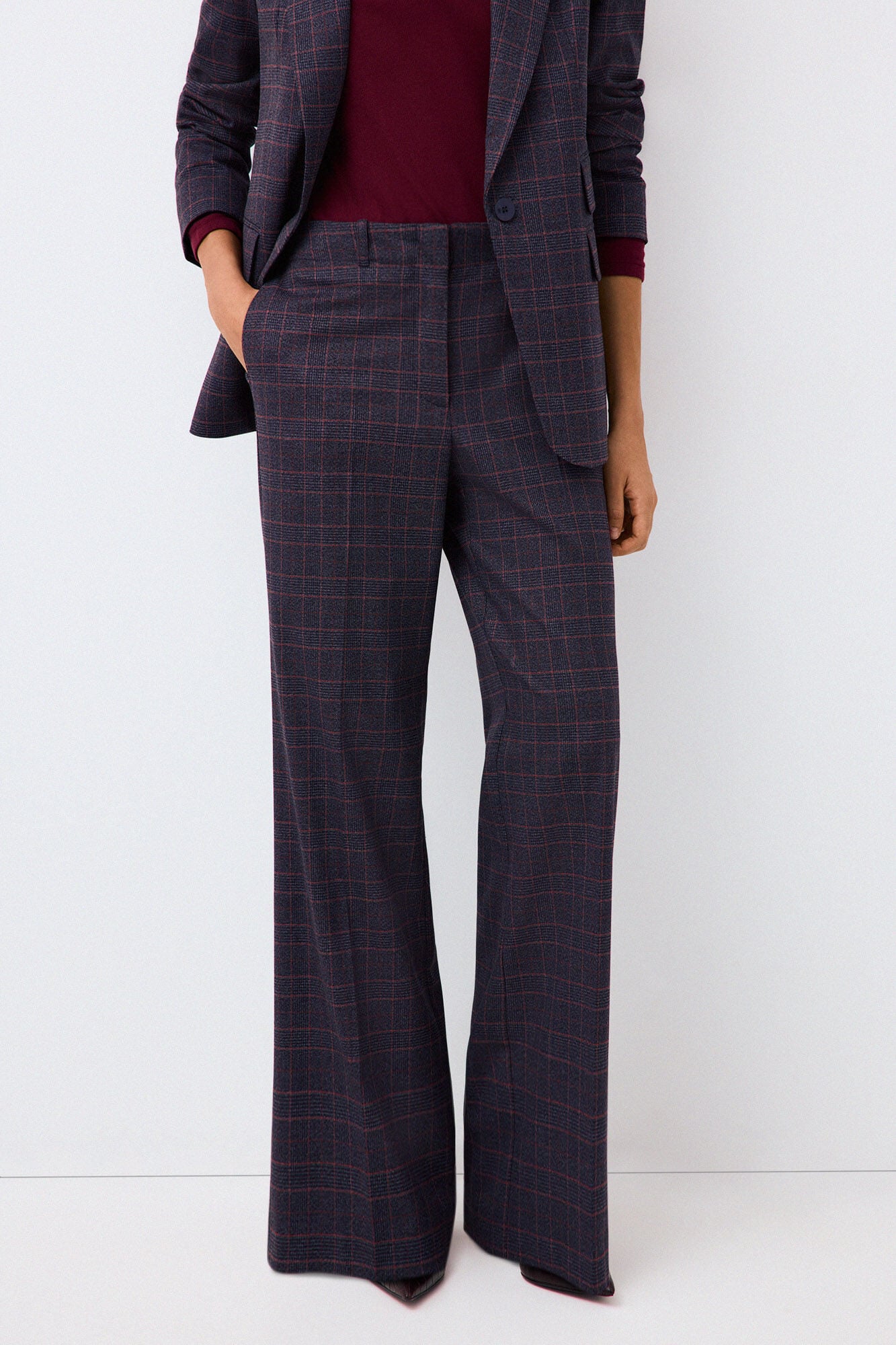 Pedro del Hierro Plaid trousers