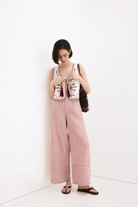 Pedro del Hierro Multicoloured embroidered gilet