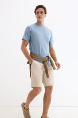 Pedro del Hierro Basic T-shirt Blue