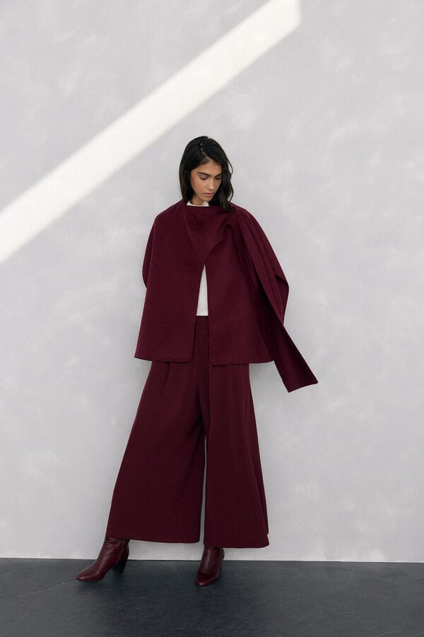 Pedro del Hierro skirt pants Burgundy