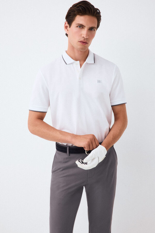 Pedro del Hierro Polo liso Golf Blanco