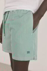 Pedro del Hierro Textured fabric swimsuit Green