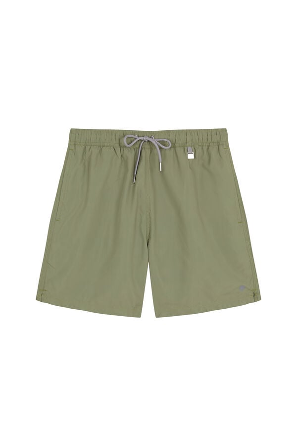 Pedro del Hierro Plain basic swimwear Green
