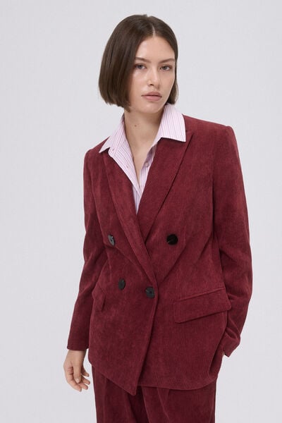 Pedro del Hierro Blazer de bombazina Rosa