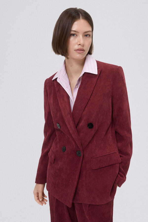 Pedro del Hierro Corduroy blazer Pink