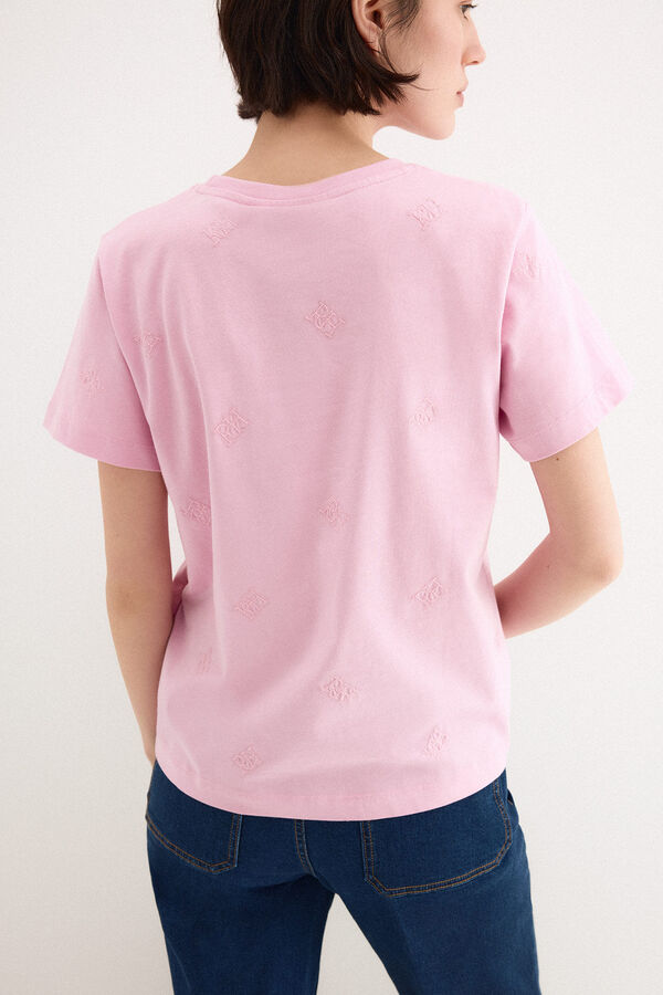 Pedro del Hierro T-shirt multilogo pdh Rosa