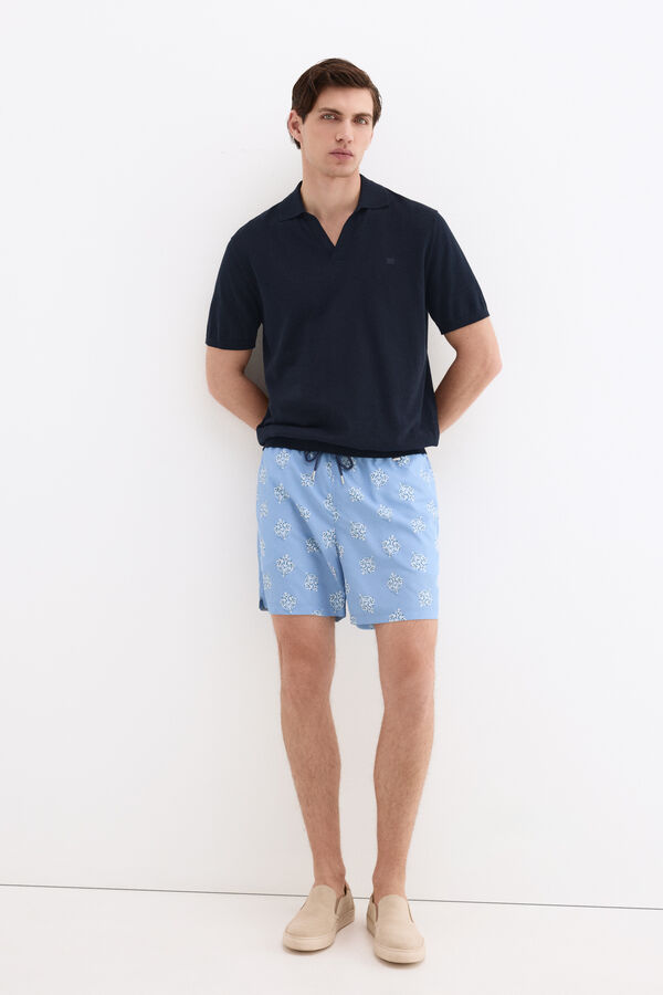 Pedro del Hierro Ethnic print swimwear Blue