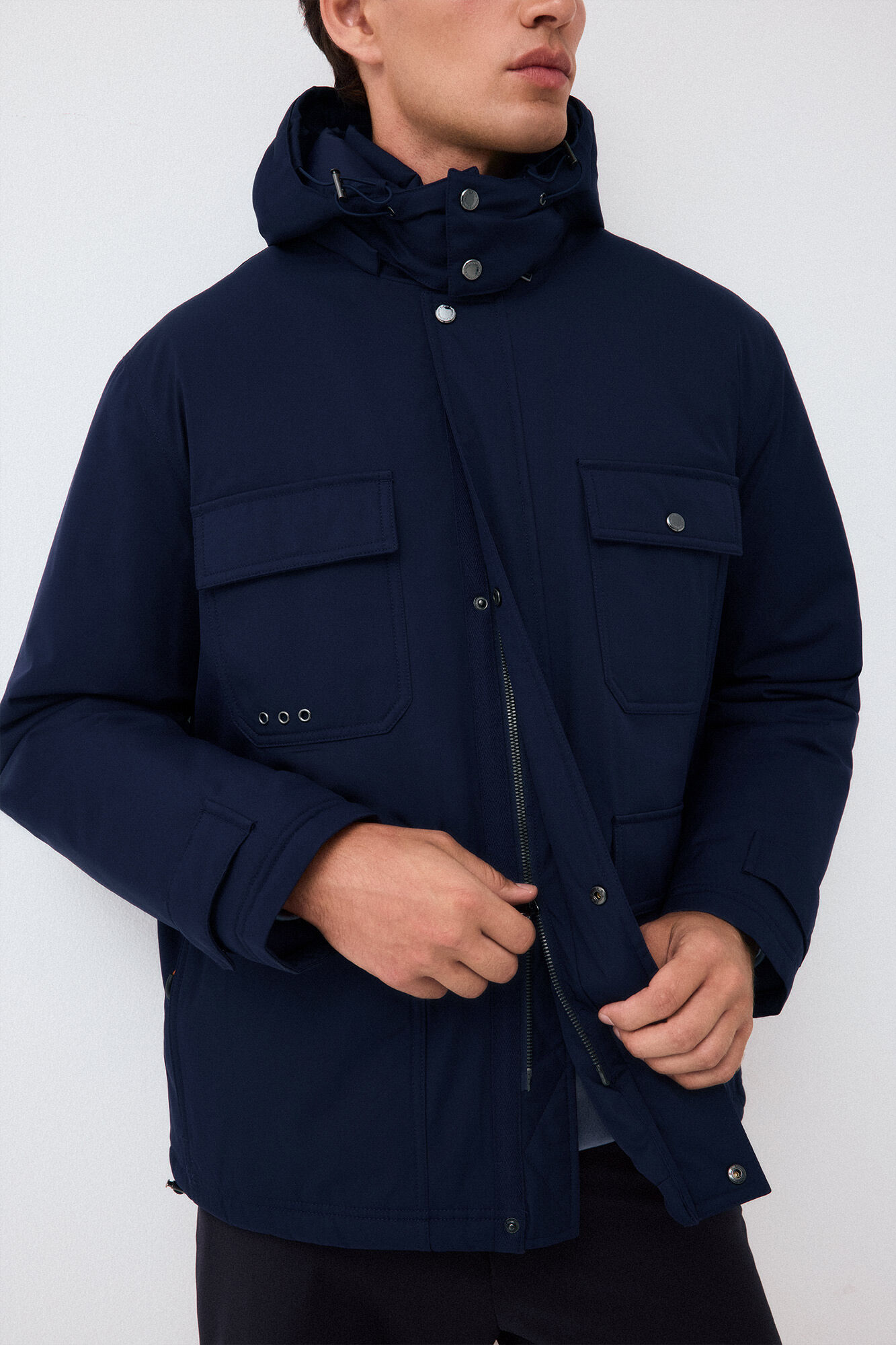 Pedro del Hierro Four-pocket field jacket