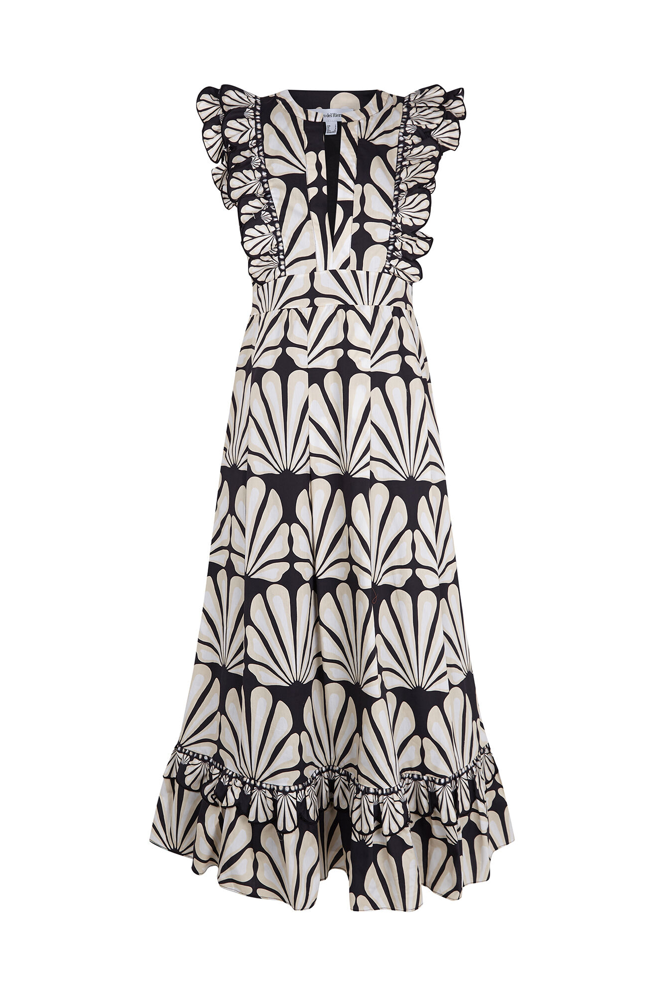 Pedro del Hierro Cotton ruffle dress