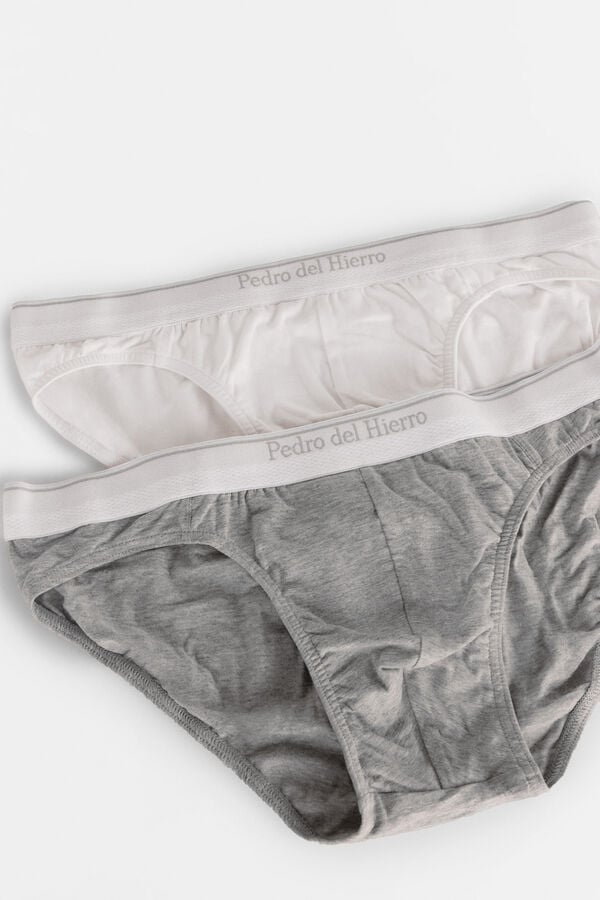 Pedro del Hierro Pack of 2 jersey-knit briefs White