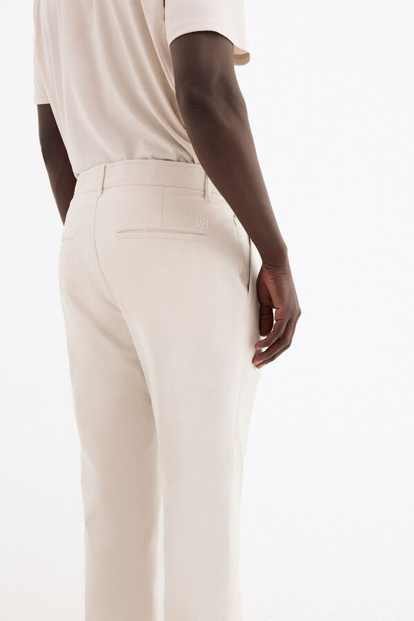 Pedro del Hierro Long golf trousers Beige
