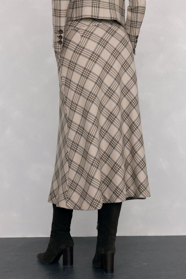 Pedro del Hierro Skirt flared skirt Brown