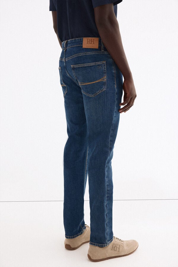 Pedro del Hierro Pantal&oacute;n vaquero ligero slim fit Azul