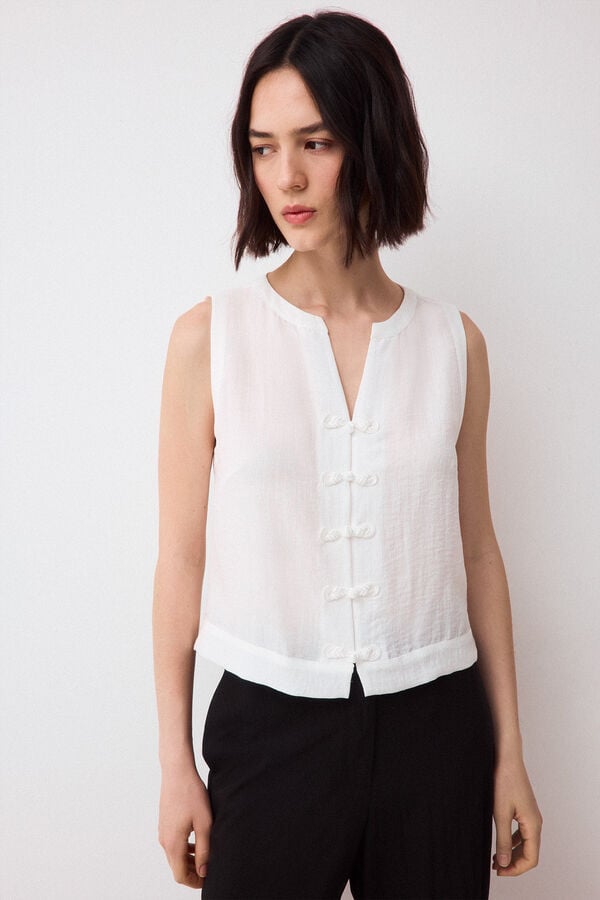 Pedro del Hierro Alamare top White
