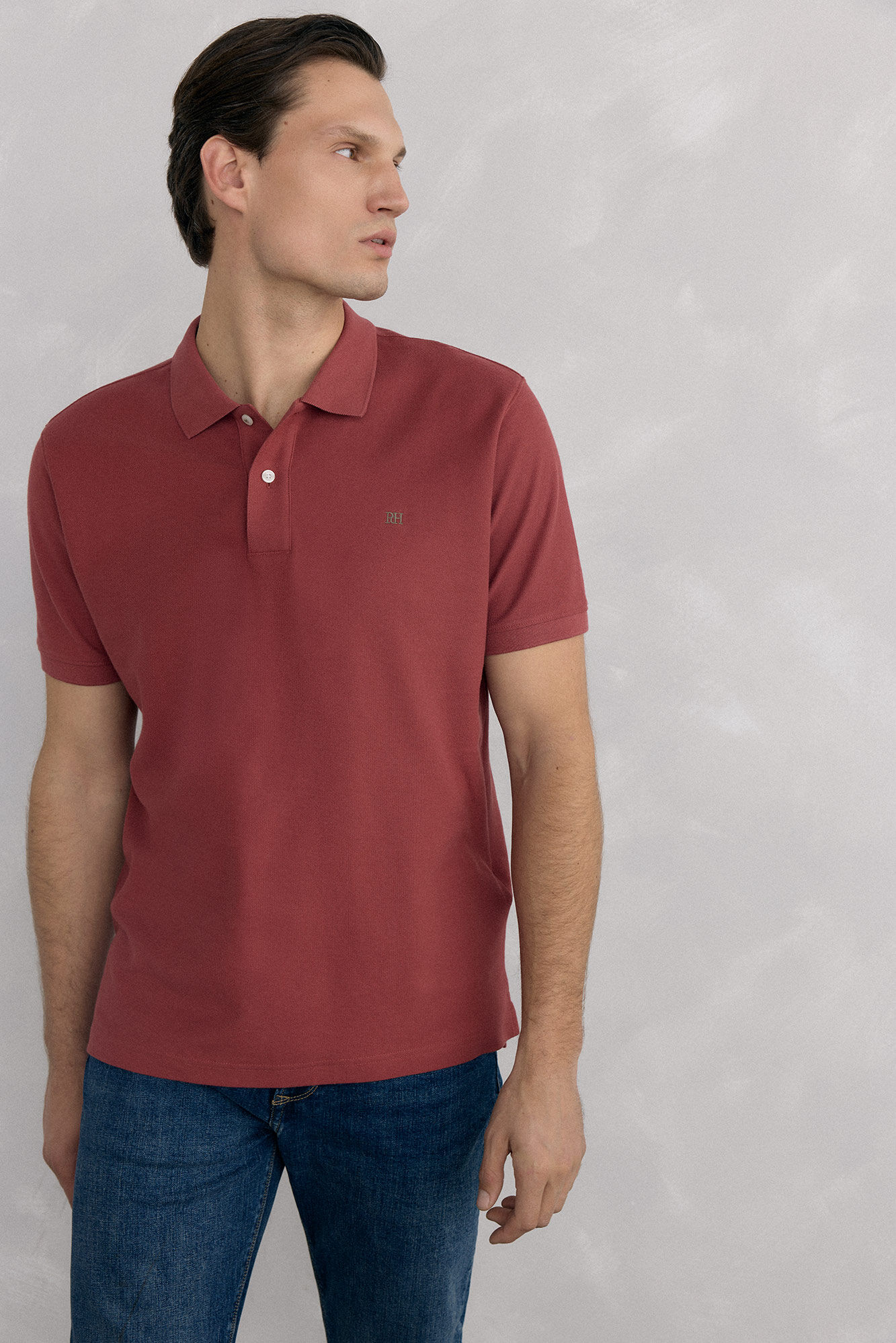 Pedro del Hierro Basic piqu&eacute; polo shirt