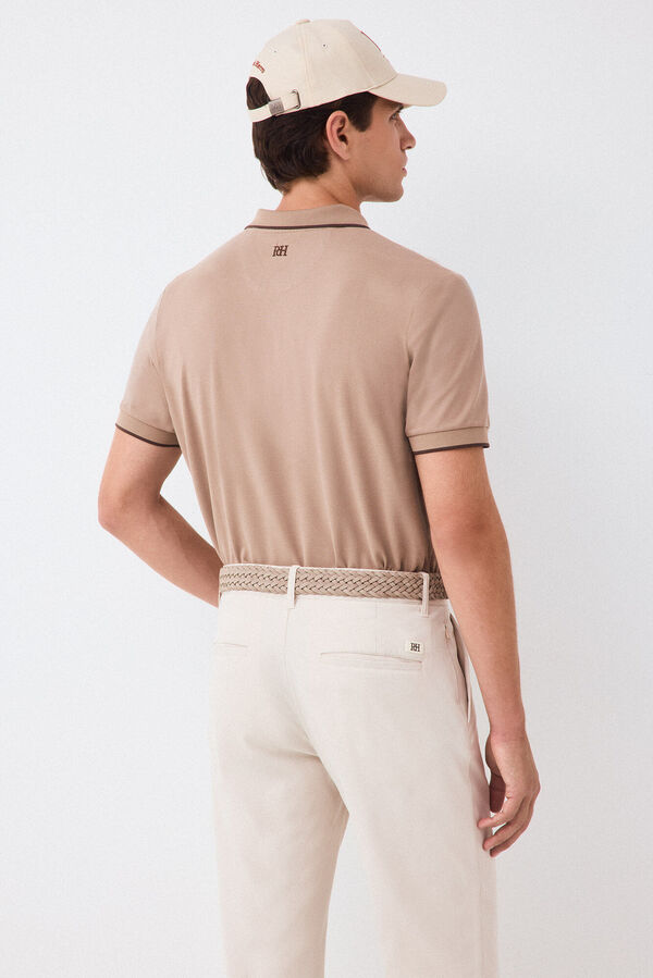 Pedro del Hierro Polo liso Golf Beige