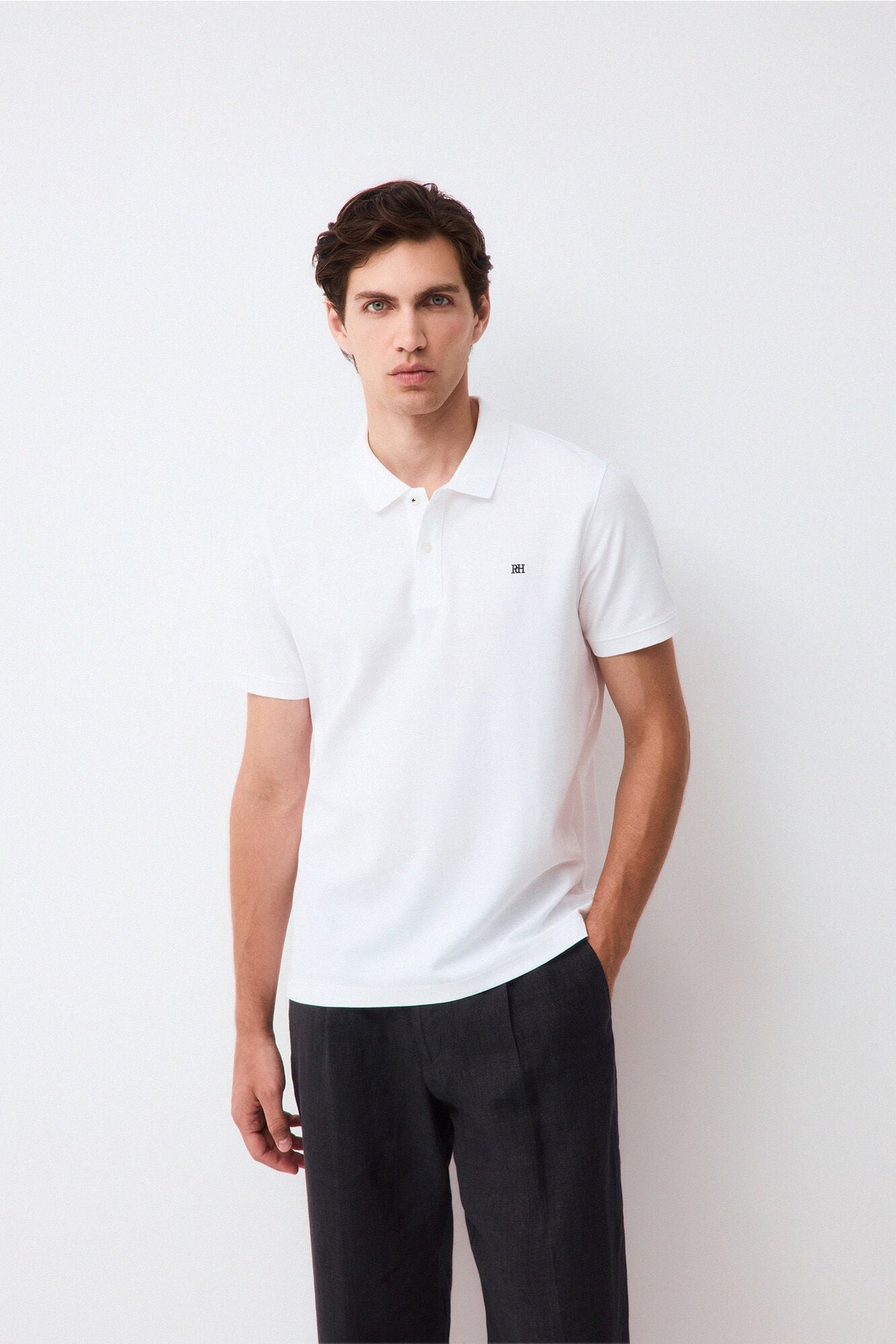 Pedro del Hierro Piqu&eacute; slim fit polo shirt