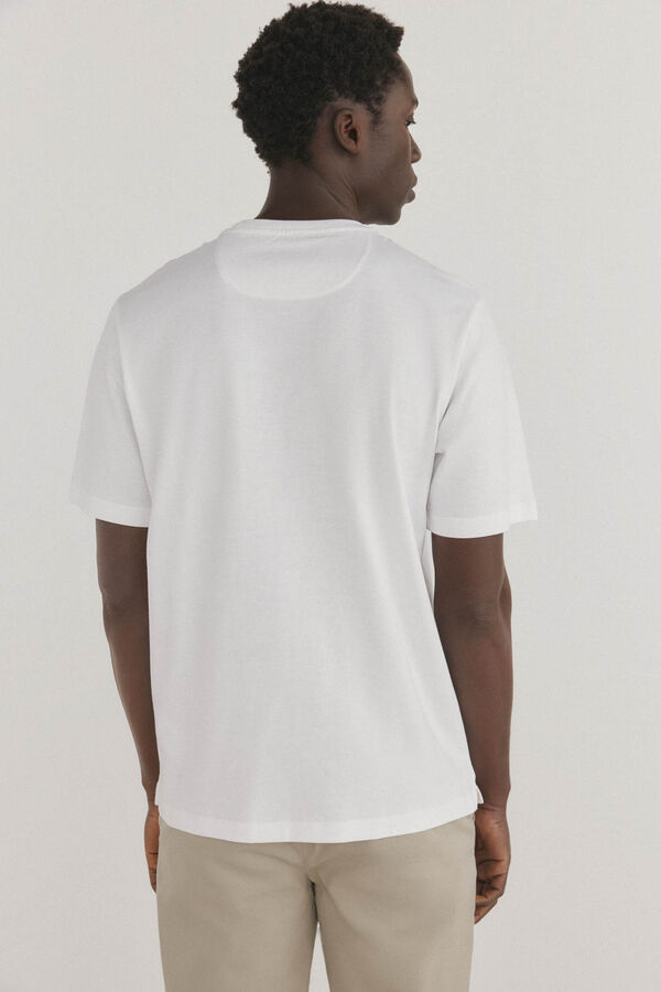 Pedro del Hierro Basic T-shirt Ecru