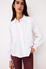 Pedro del Hierro Embroidered romantic blouse White