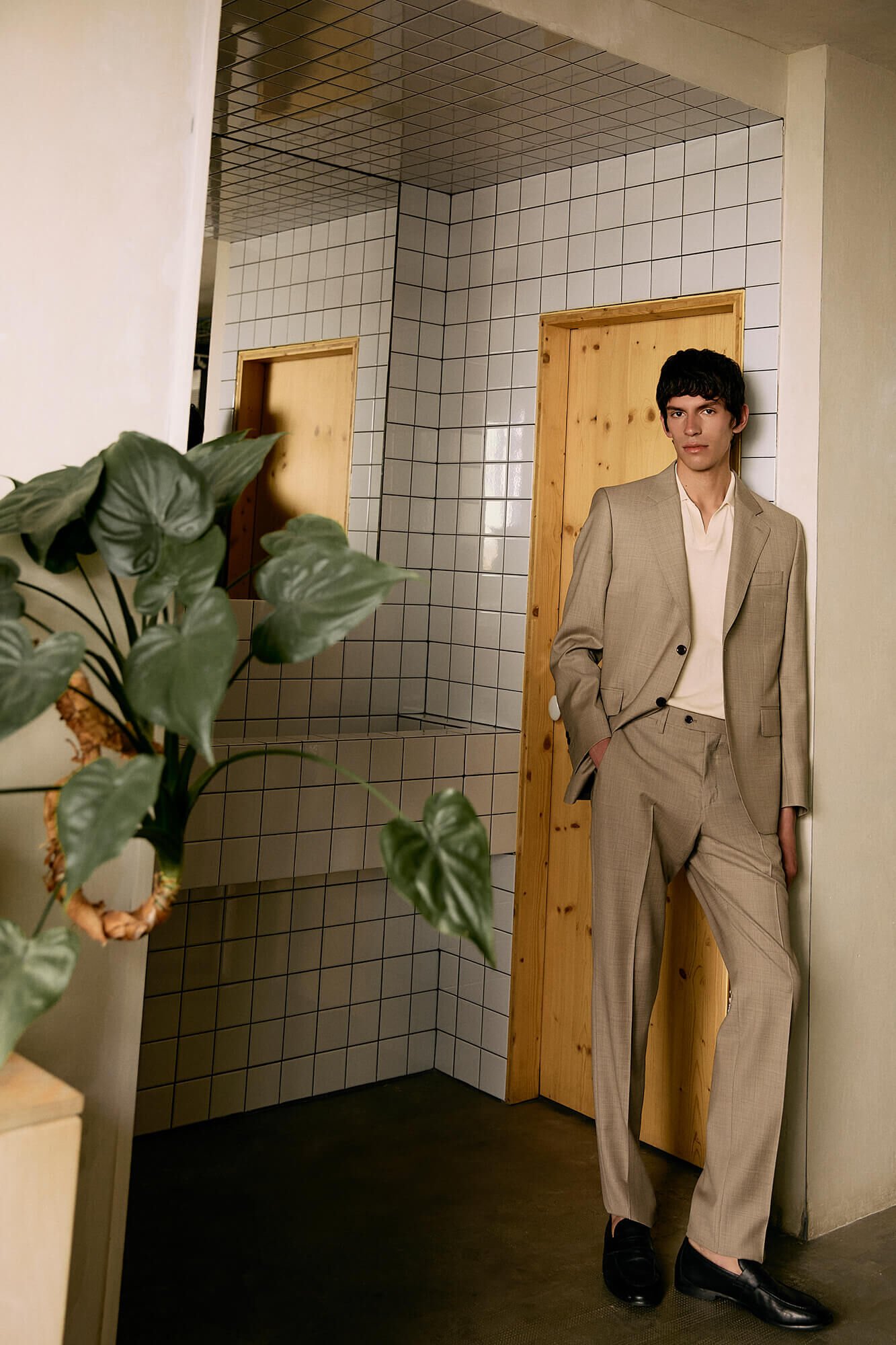 Pedro del Hierro Pantal&oacute;n estructura tailored