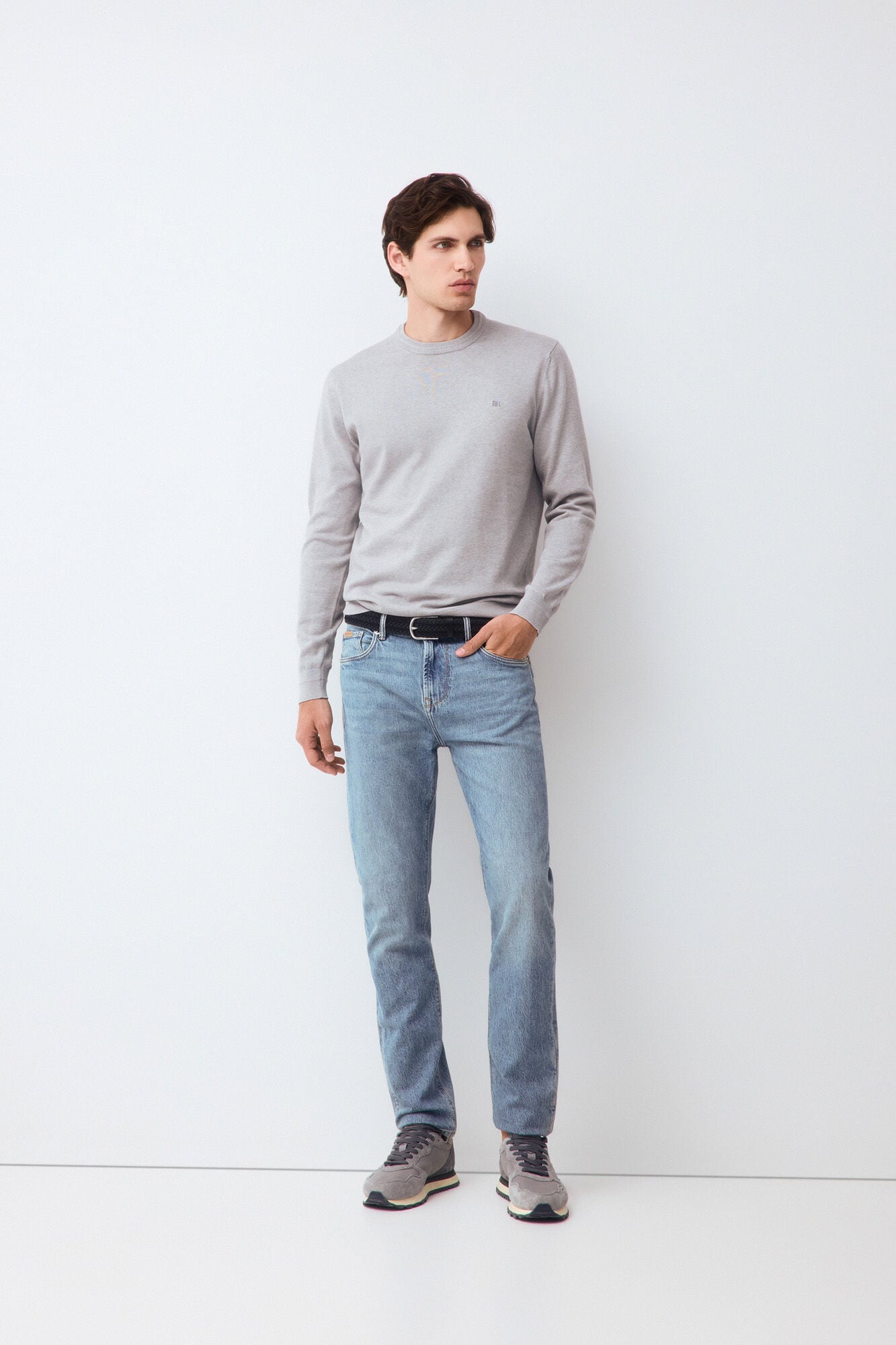Pedro del Hierro Fine knit premium cotton jumper