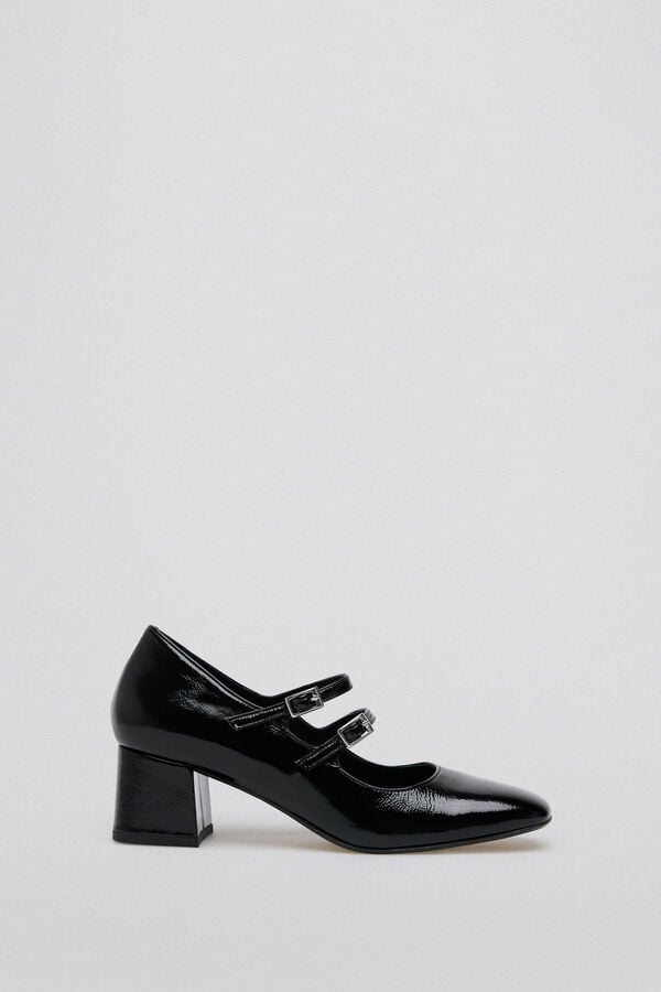 Pedro del Hierro Maryjane heeled shoe Black