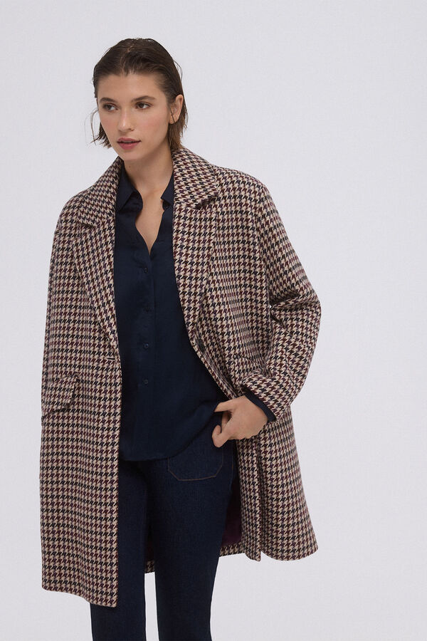 Pedro del Hierro Midi coat Brown