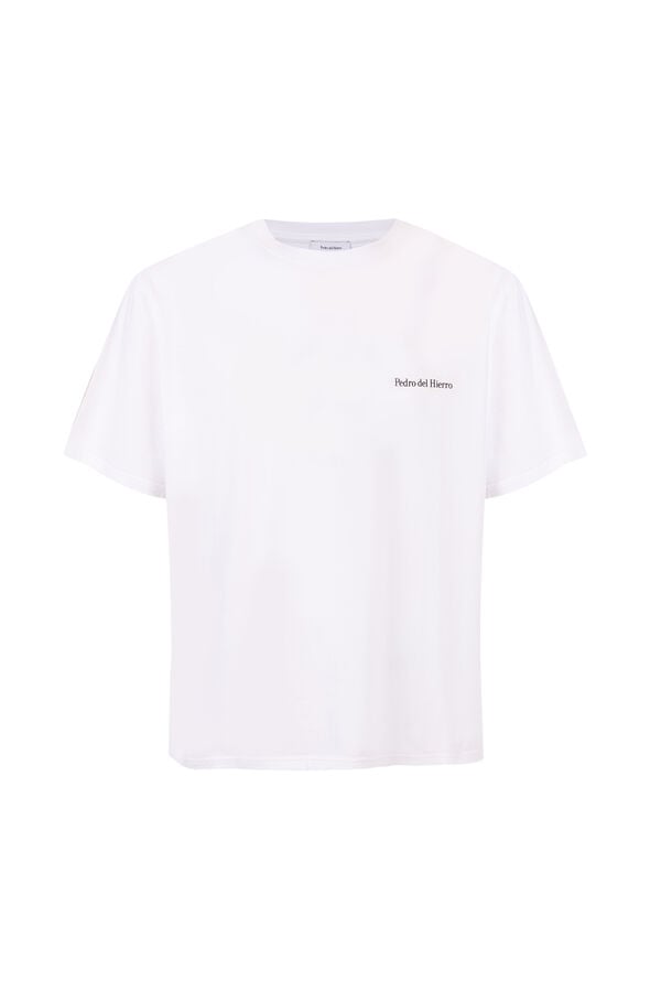 Pedro del Hierro Small logo T-shirt White