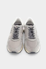Pedro del Hierro Leather and textile sneaker Grey