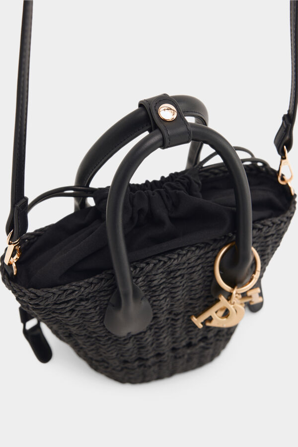 Pedro del Hierro Mini basket bag Black
