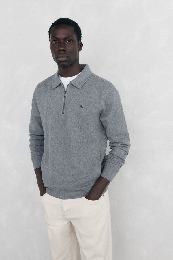 Pedro del Hierro Turtleneck sweatshirt Grey