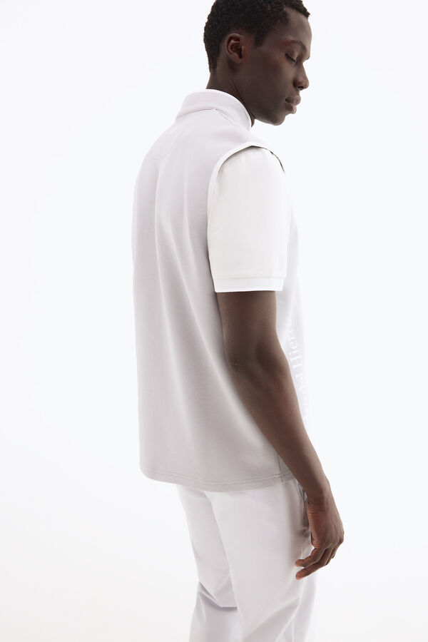 Pedro del Hierro Zip-fastening golf gilet Grey