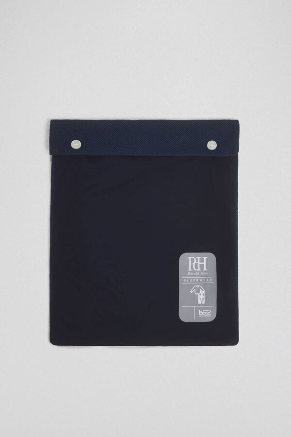 Pedro del Hierro Set de pijama punto Azul