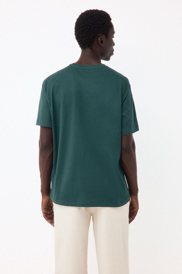 Pedro del Hierro Basic T-shirt Green