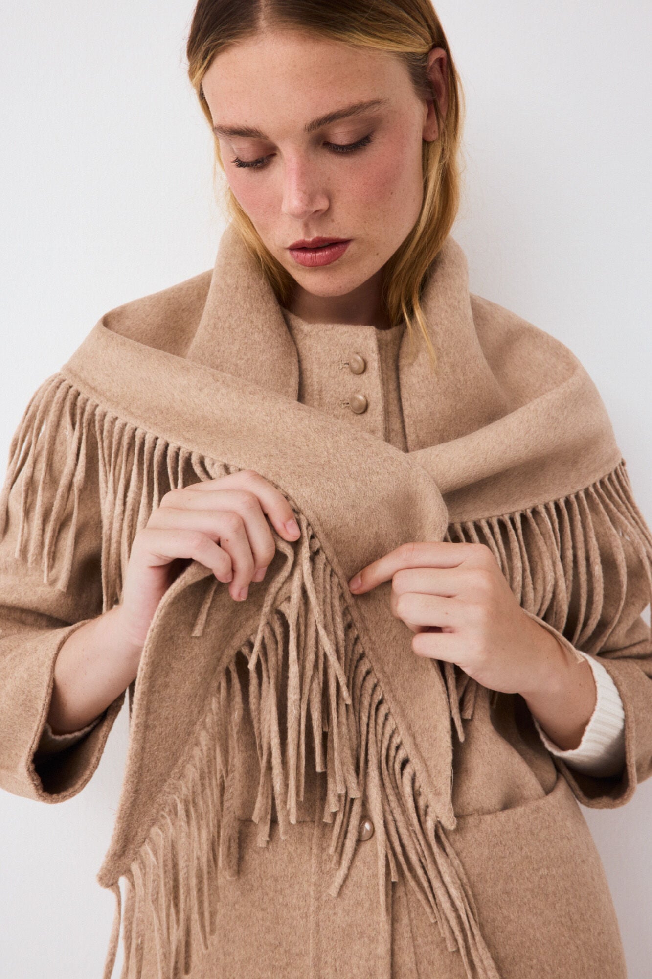 Pedro del Hierro Double-faced short coat