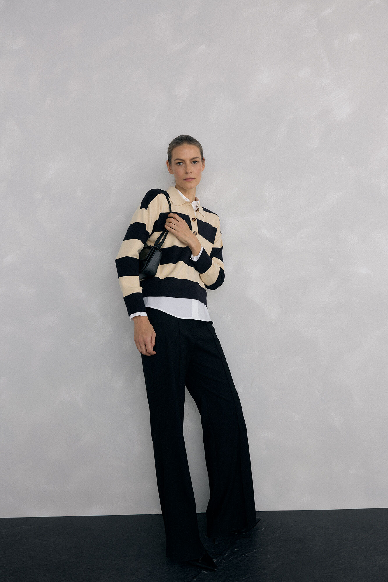 Pedro del Hierro Jersey rayas bicolor cuello polo