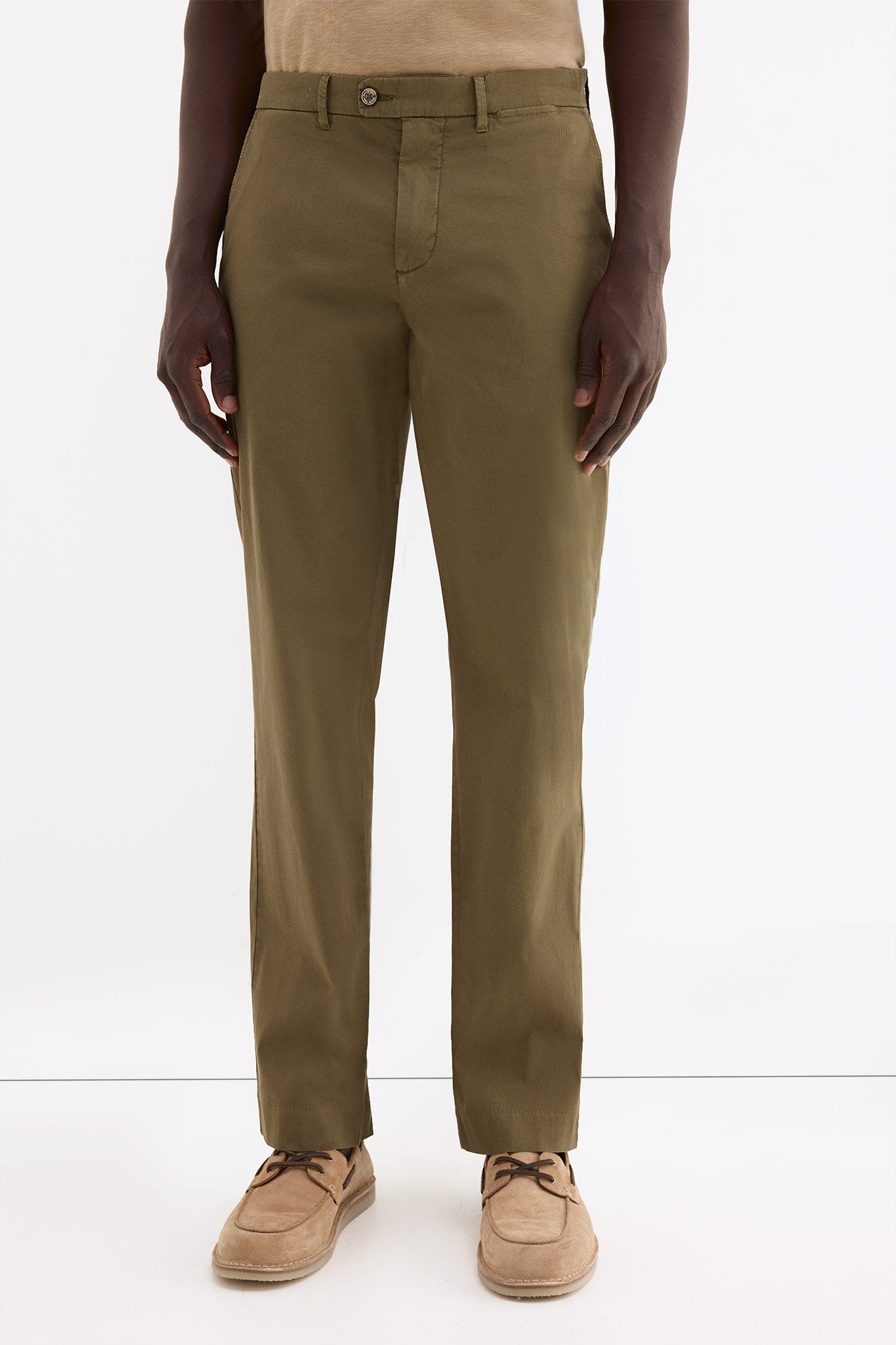 Pedro del Hierro Regular fit textured chinos