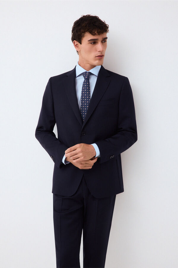 Pedro del Hierro Blazer de fato coordenado tailored b&aacute;sico Azul