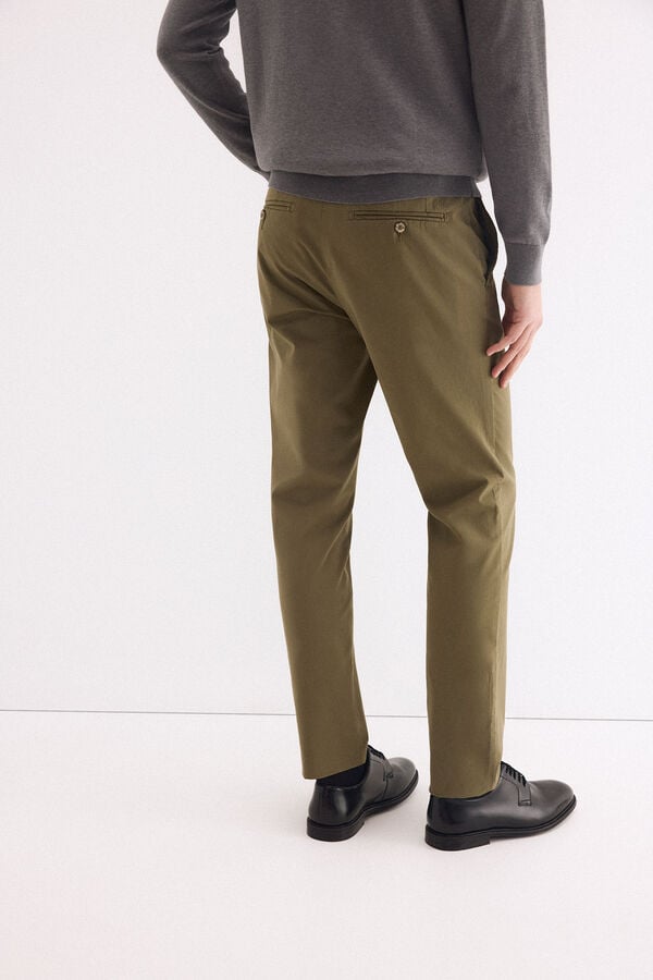 Pedro del Hierro Slim fit chinos Green