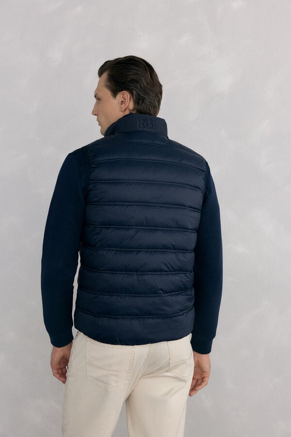 Pedro del Hierro Ultralight puffer gilet Blue