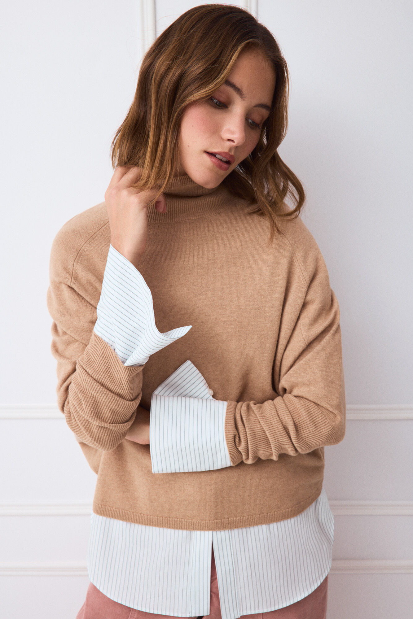 TFP by Tamara Falc&oacute; Oversize funnel neck jumper