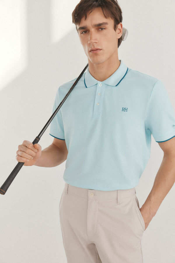Pedro del Hierro Plain golf polo Green