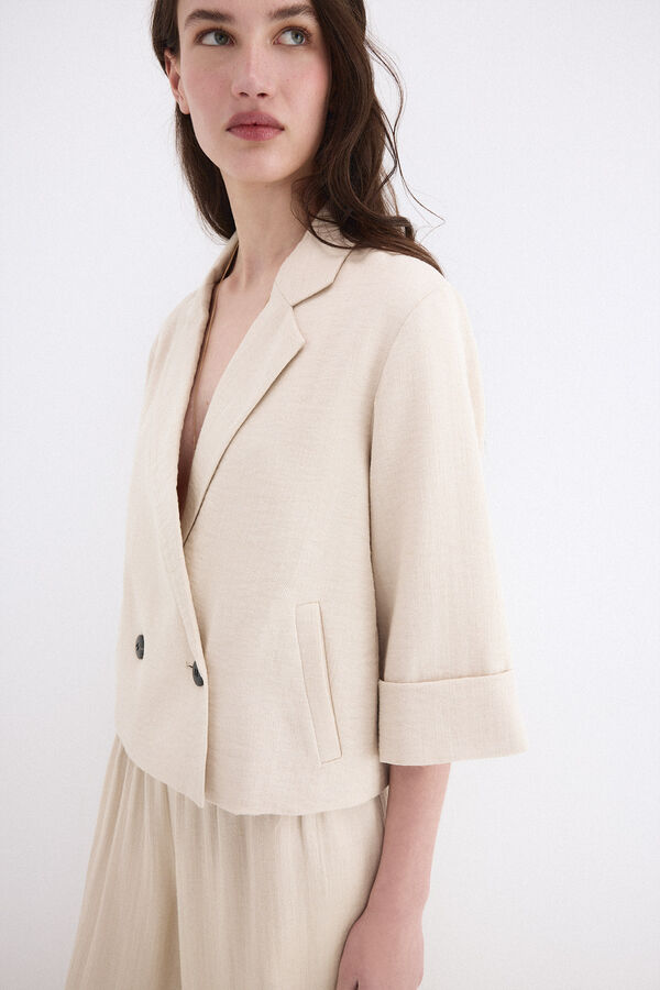 Pedro del Hierro Fluid blazer Brown