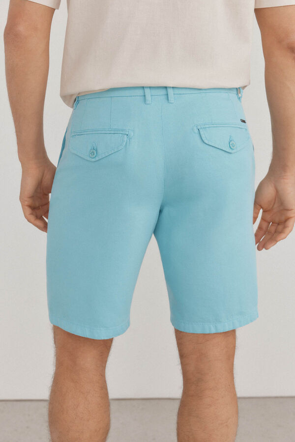 Pedro del Hierro Bermuda chinos pocket Turquoise