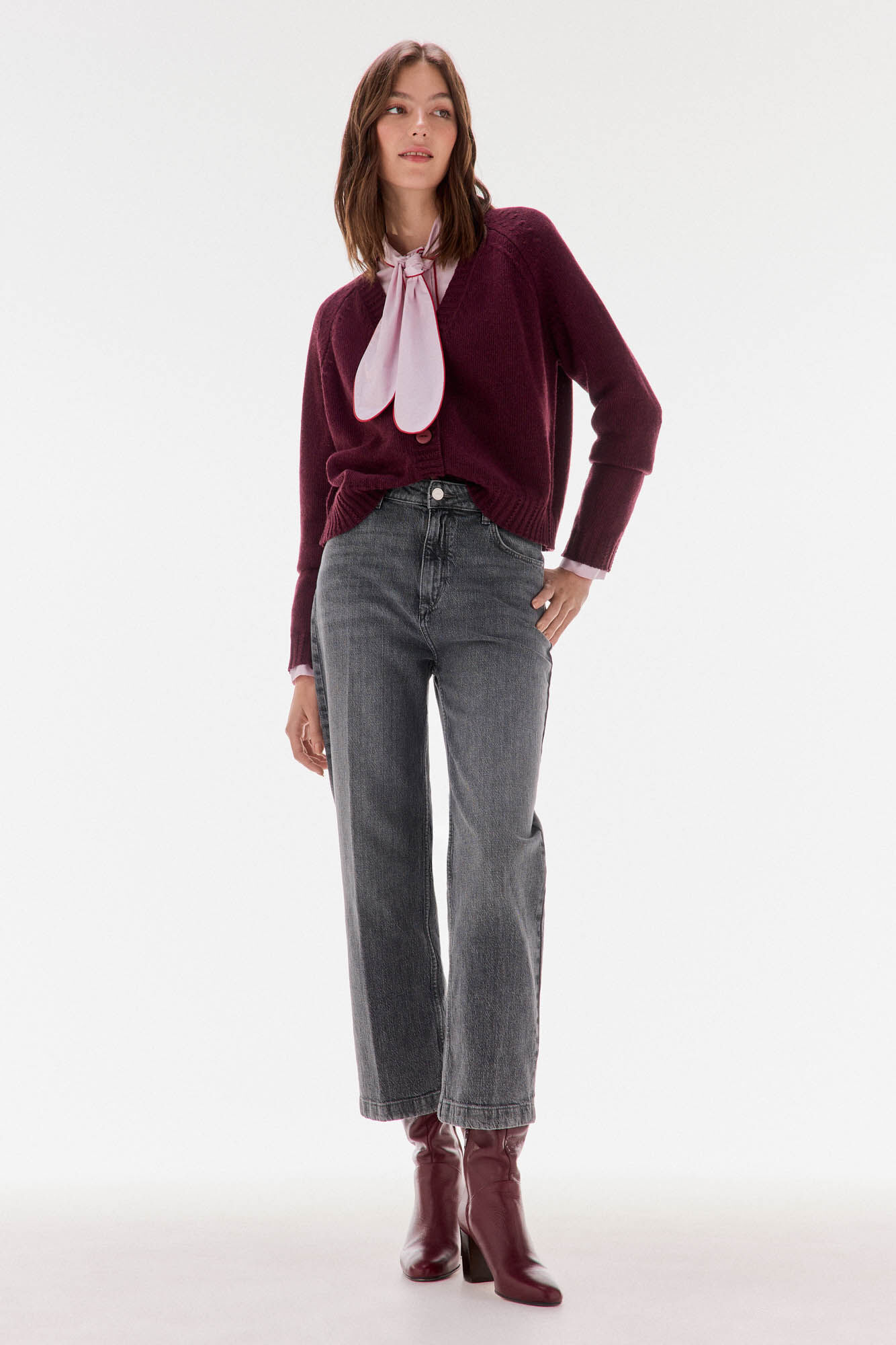 TFP by Tamara Falc&oacute; V buttons jacket