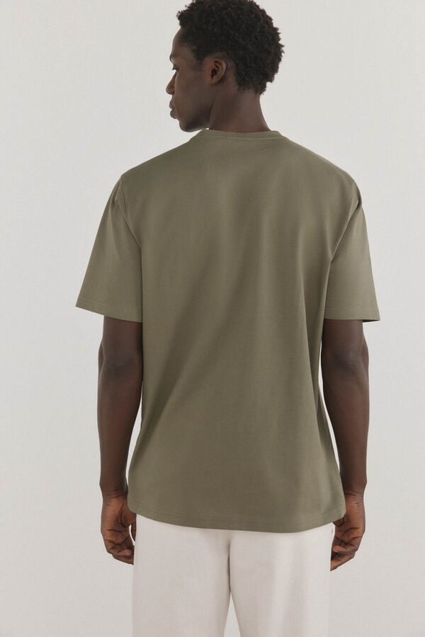 Pedro del Hierro Printed logo t-shirt Green