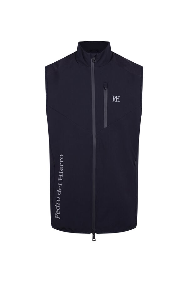 Pedro del Hierro Chaleco liso golf Azul