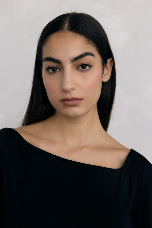 Pedro del Hierro Asymmetrical T-shirt Black